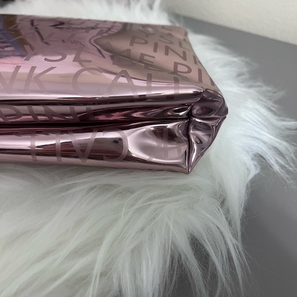 YSL Metallic Pink Cosmetic Bag - Picture 7 of 8